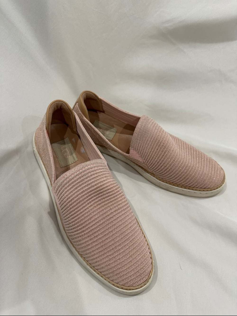 Slip-On Knit Casual Shoes - Pink